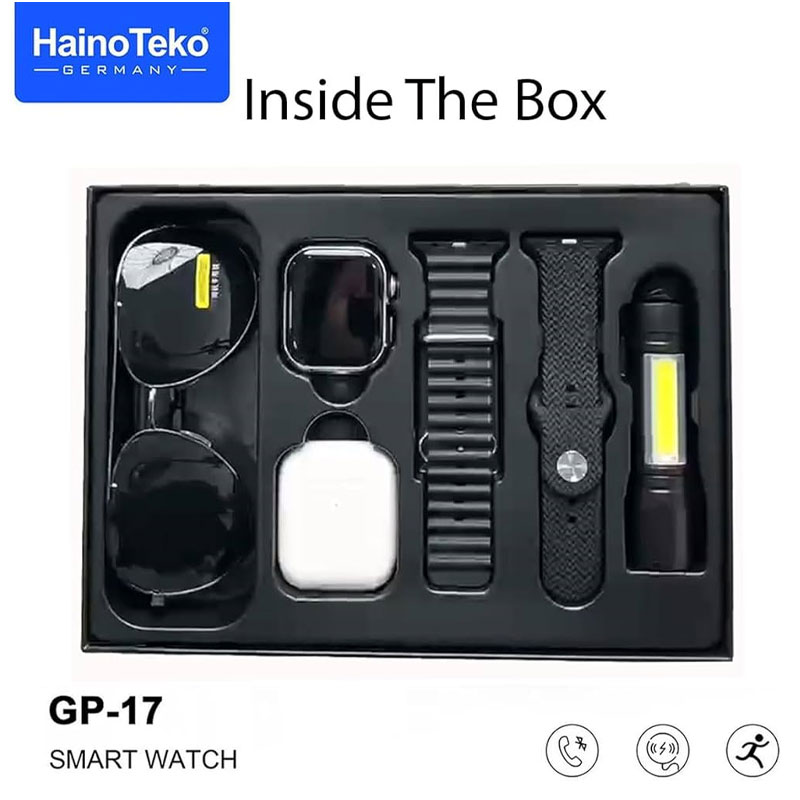 پک هدیه ساعت هوشمند HainoTeKo GP-17