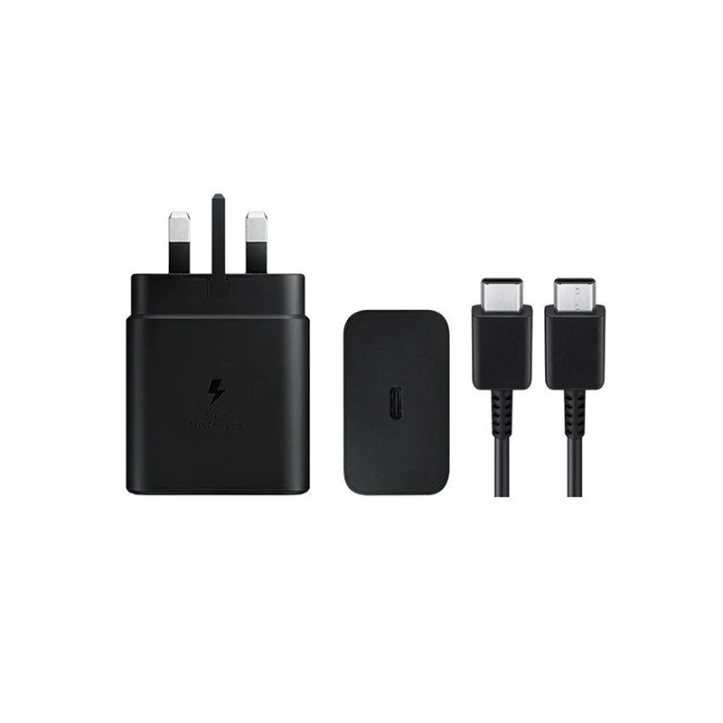 آداپتور سوپر فست سامسونگ 3 پین مدل Ep-T4510 توان ۴۵ وات با کابل Type-C (های کپی)